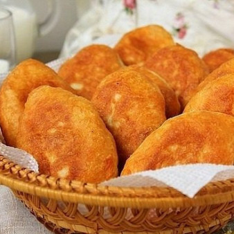 Пирожки с горохом жареные