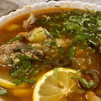 Солянка. Семужий бульон и прочее