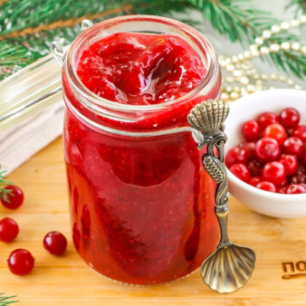 Клюква с медом