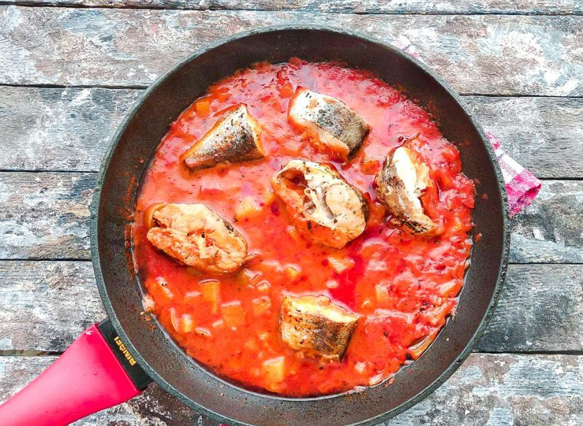 1. Этап. Рыба по-сицилийски: Рыба по-сицилийски готова.