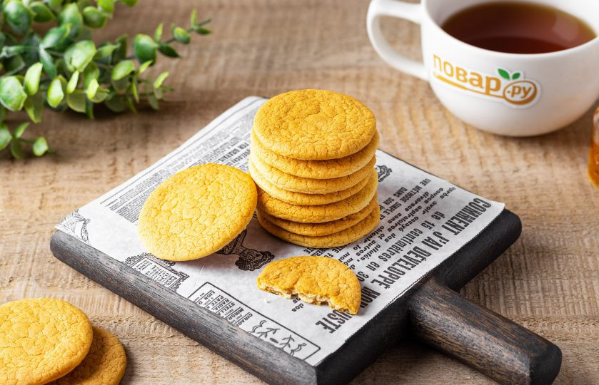 1. Этап. Постное медовое печенье без яиц: Постное медовое печенье без яиц готово, приятного вам аппетита!