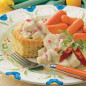 Creamed Chicken in a Basket