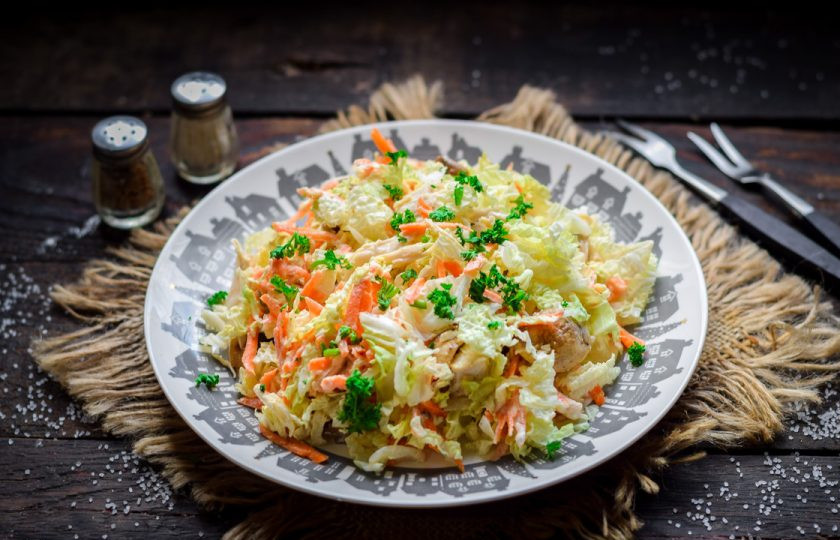 1. Этап. Салат Переполох: Приятного аппетита!