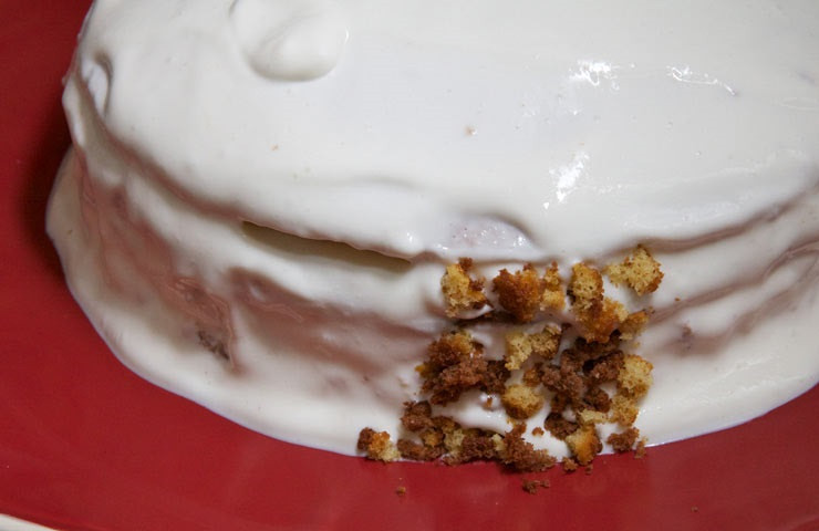 1. Этап. Торт для мужа: 24. А затем обсыпать дробленной крошкой.