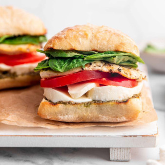 Grilled Chicken Caprese Sandwich