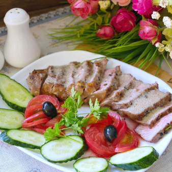 Перченый стейк по-французски