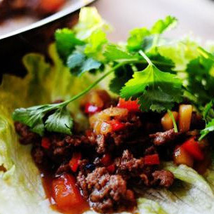 Индейка и салат-латук