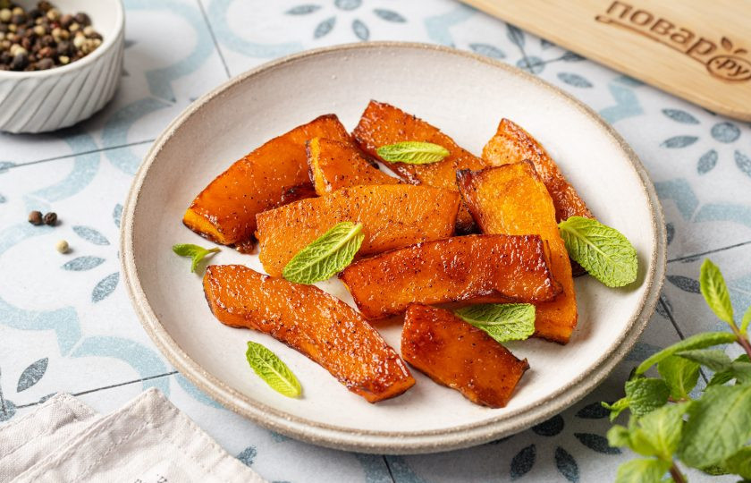 1. Этап. Тыква по-сицилийски: Тыква по-сицилийски готова, приятного вам аппетита!