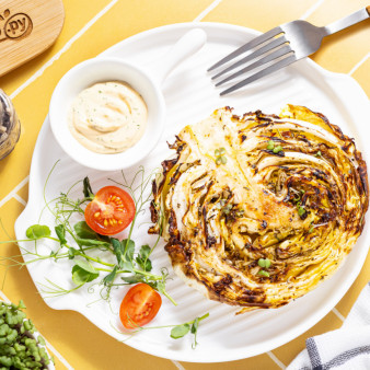 Стейк из капусты в аэрогриле