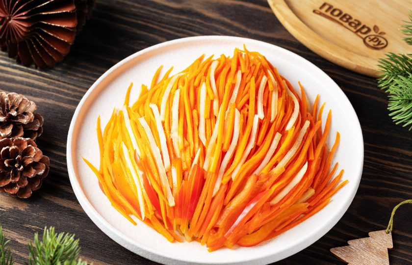 1. Этап. Овощной салат Дыхание Дракона: Овощной салат 