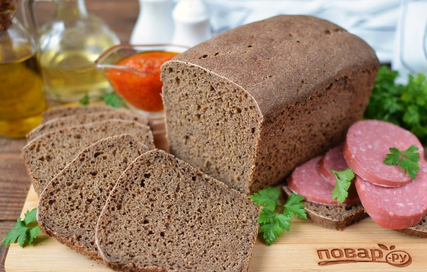 1. Этап. Черный хлеб на закваске: На следующий день получаем чудесный черный хлебушек, мягкий и ароматный! Пробуйте!