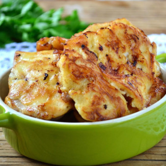 Куриные отбивные в сырном кляре