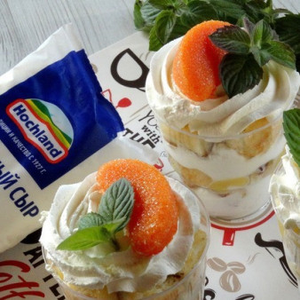 Трайфлы с лимонным курдом