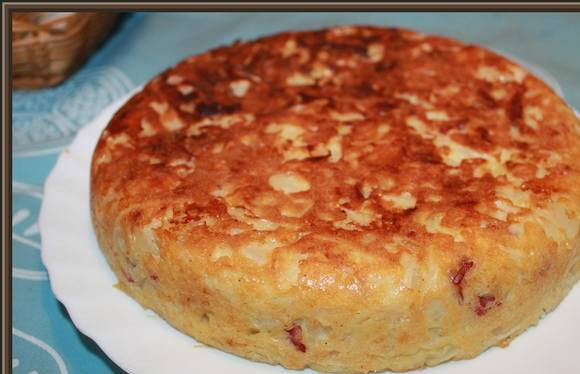 1. Этап. Шарлотка с капустой в мультиварке: Готово! Приятного аппетита!