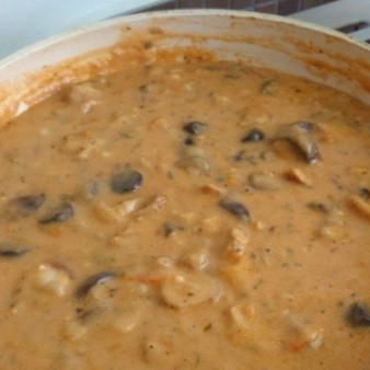 Грибная подлива к гречке