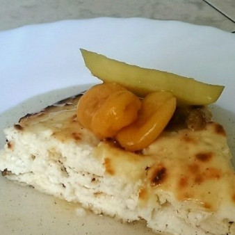 Творожная запеканка без масла