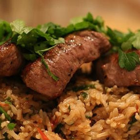 Плов с бараньими ребрышками