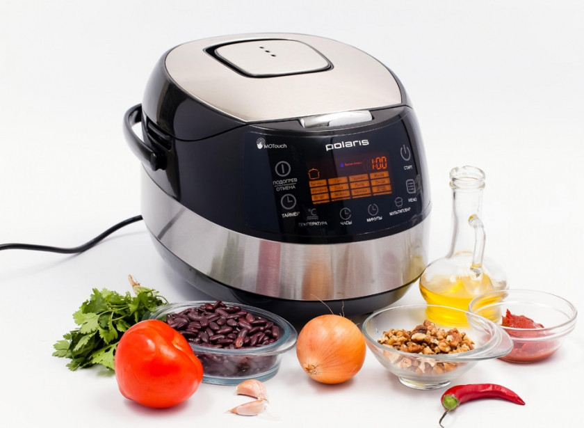 1. Этап. Лобио из фасоли в мультиварке: Подготовьте ингредиенты. Мультиварка может быть любой, модель не имеет значения.