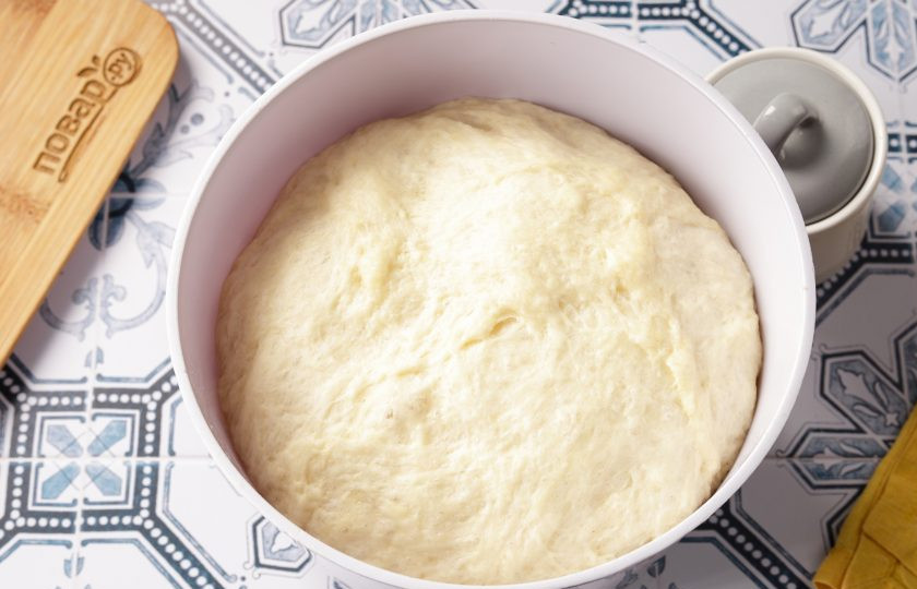 1. Этап. Калмыцкие борцоки: Тесто должно увеличиться в два раза.