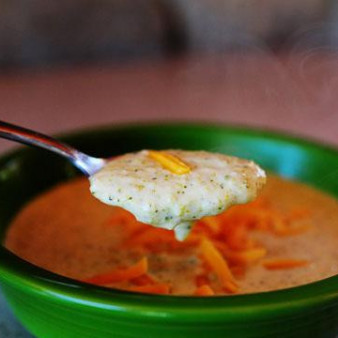 Нежный сырный суп с брокколи