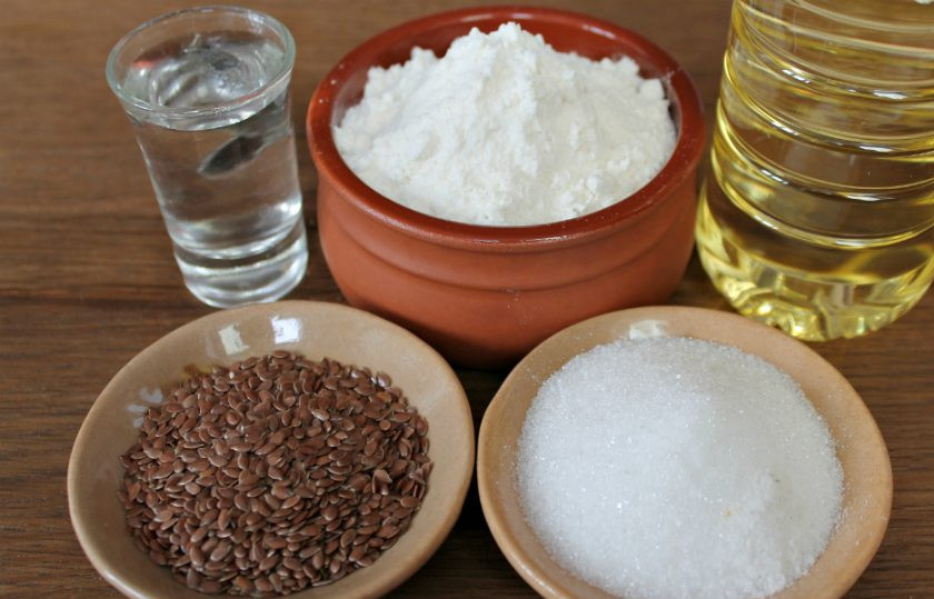 1. Этап. Постное галетное печенье: Подготовим ингредиенты.