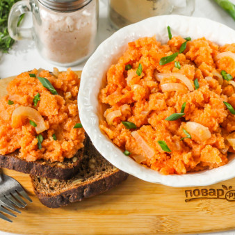 Икра из манки на селедочном рассоле