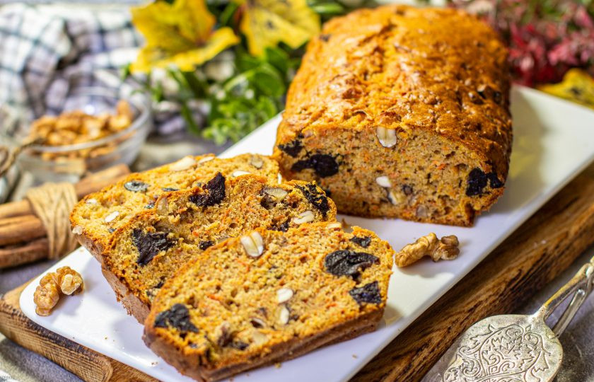 1. Этап. Морковный кекс с орехами: Приятного аппетита!