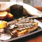 Fresh Sardines on Grilled Bread