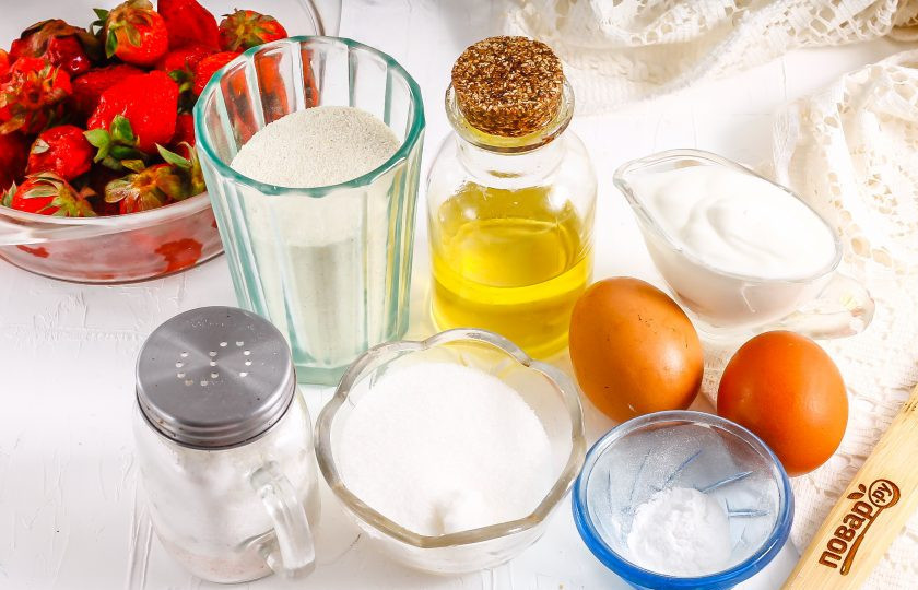 1. Этап. Десертные роллы: Подготовьте указанные ингредиенты.