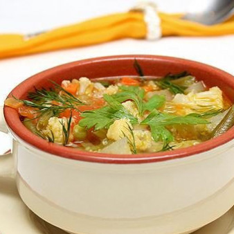 Франкфуртский овощной суп