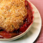 Raspberry-Rhubarb Biscuit Cobblers