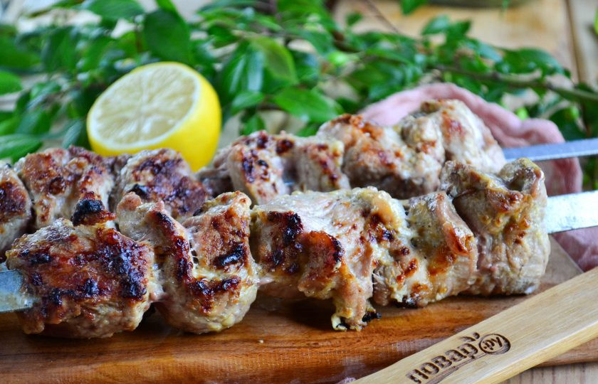 1. Этап. Шашлык из свиной лопатки: Шашлык готов. Приятного аппетита!