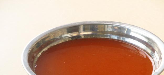 1. Этап. Облепиховое пюре: Тщательно перемешиваем и оставляем на несколько часов, периодически перемешивая. Сахар должен полностью растворится.