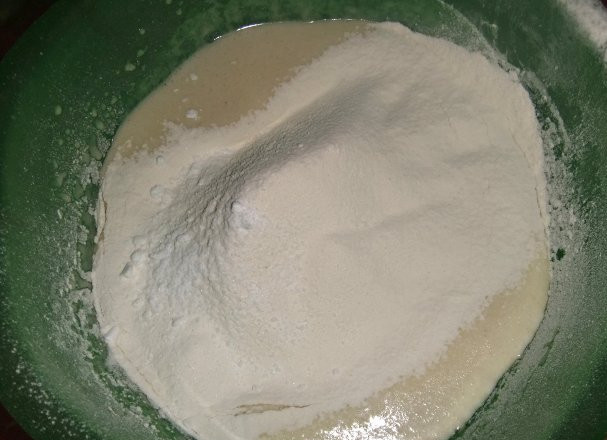 1. Этап. Торт Букет роз: 5. Следующий этап - это тесто. Торт 