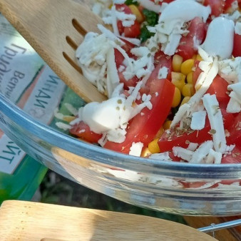 Салат Яркие краски для пикника