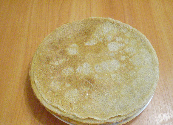 1. Этап. Блины гречневые без дрожжей: Гречневые блины без дрожжей готовы!