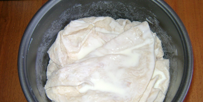 1. Этап. Ачма из лаваша в мультиварке: Теперь ставим режим 