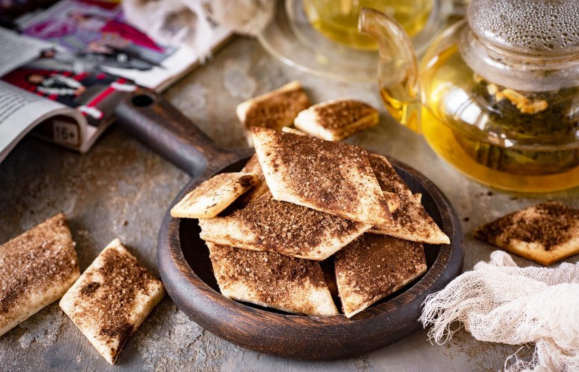 1. Этап. Печенье Земелах с корицей: Готовое печенье немного охладите, подавайте к столу. Приятного аппетита!