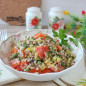 Салат с гречкой и овощами