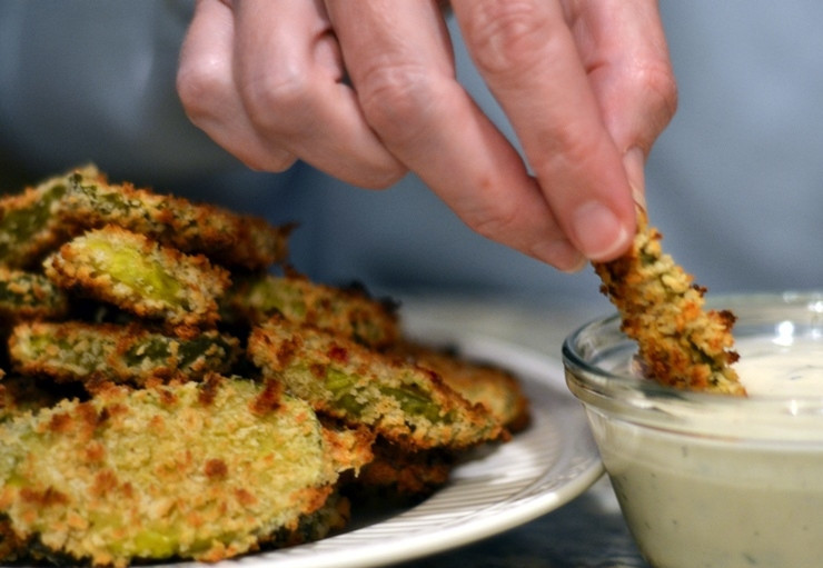 1. Этап. Запеченные огурцы: Желаю приятного аппетита!