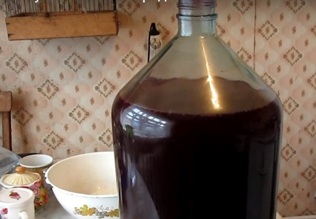 1. Этап. Самогон из винограда в домашних условиях: 7. Оставляем до того момента, пока не перестанет 