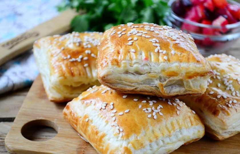 1. Этап. Пирожки с винегретом: Пирожки получились вкусными и сытными, пробуйте!