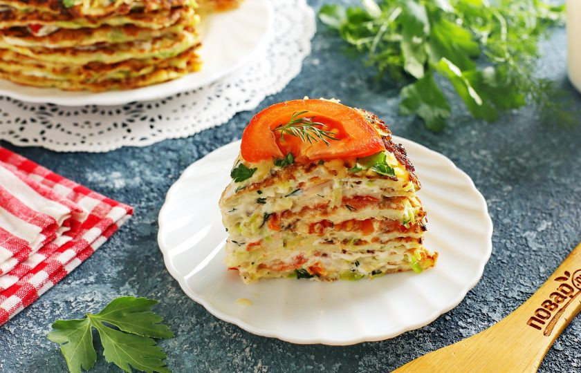 1. Этап. Торт из цукини: Приятного аппетита!