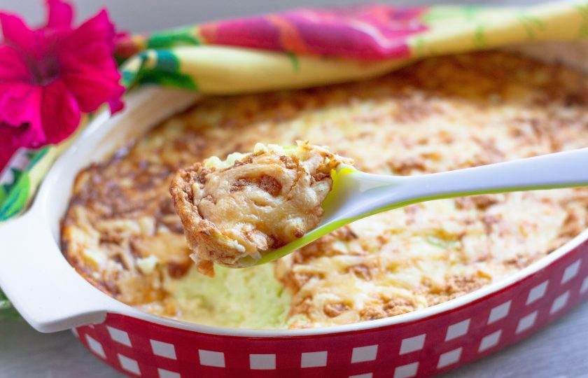 1. Этап. Кабачковое суфле под сырной шапкой: Приятного аппетита!