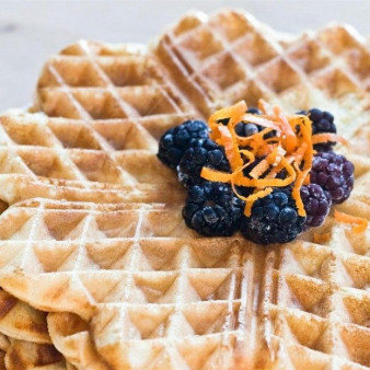 Вафли в электровафельнице