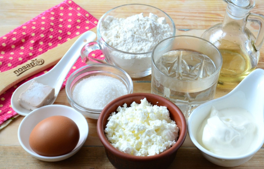 1. Этап. Баурсаки классические: Подготовьте все необходимые ингредиенты.