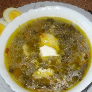 Щи из морской капусты