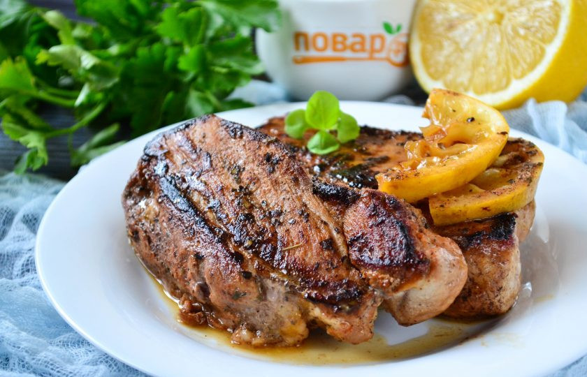 1. Этап. Мясо жареное крупным куском: Приятного аппетита!