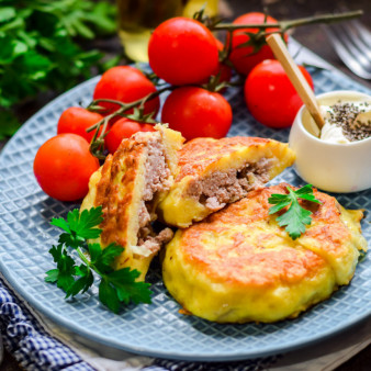 Колдуны из картофеля и мясного фарша