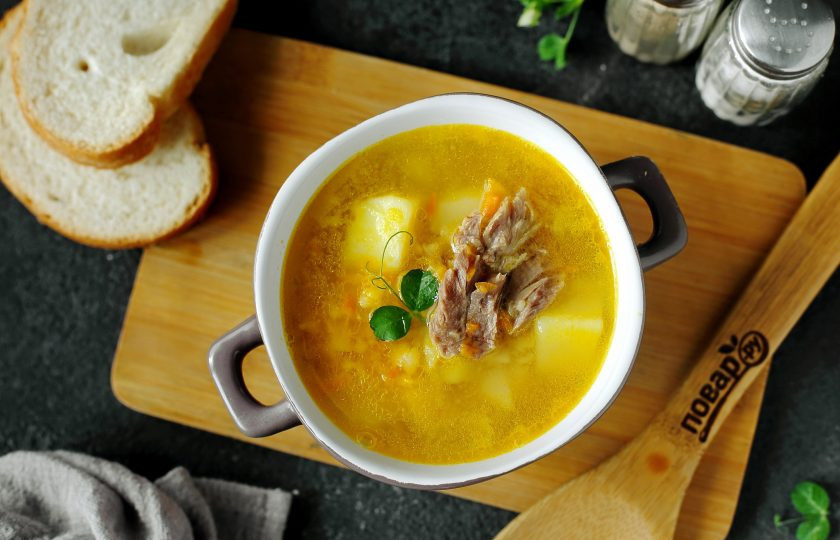 1. Этап. Гороховый суп с карри: Гороховый суп с карри готов. Приятного аппетита!